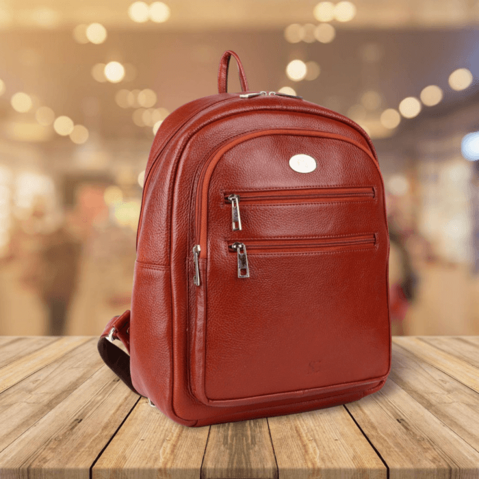 SNEPGEAR LEATHER BACKPACK FOR MEN AND WOMEN