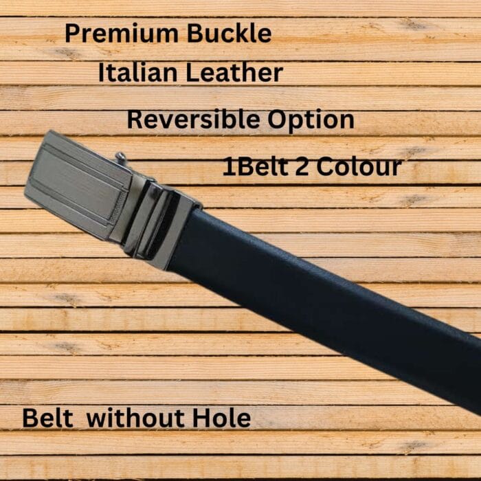 SnepGear Italian Leather Reversible Belt for Men